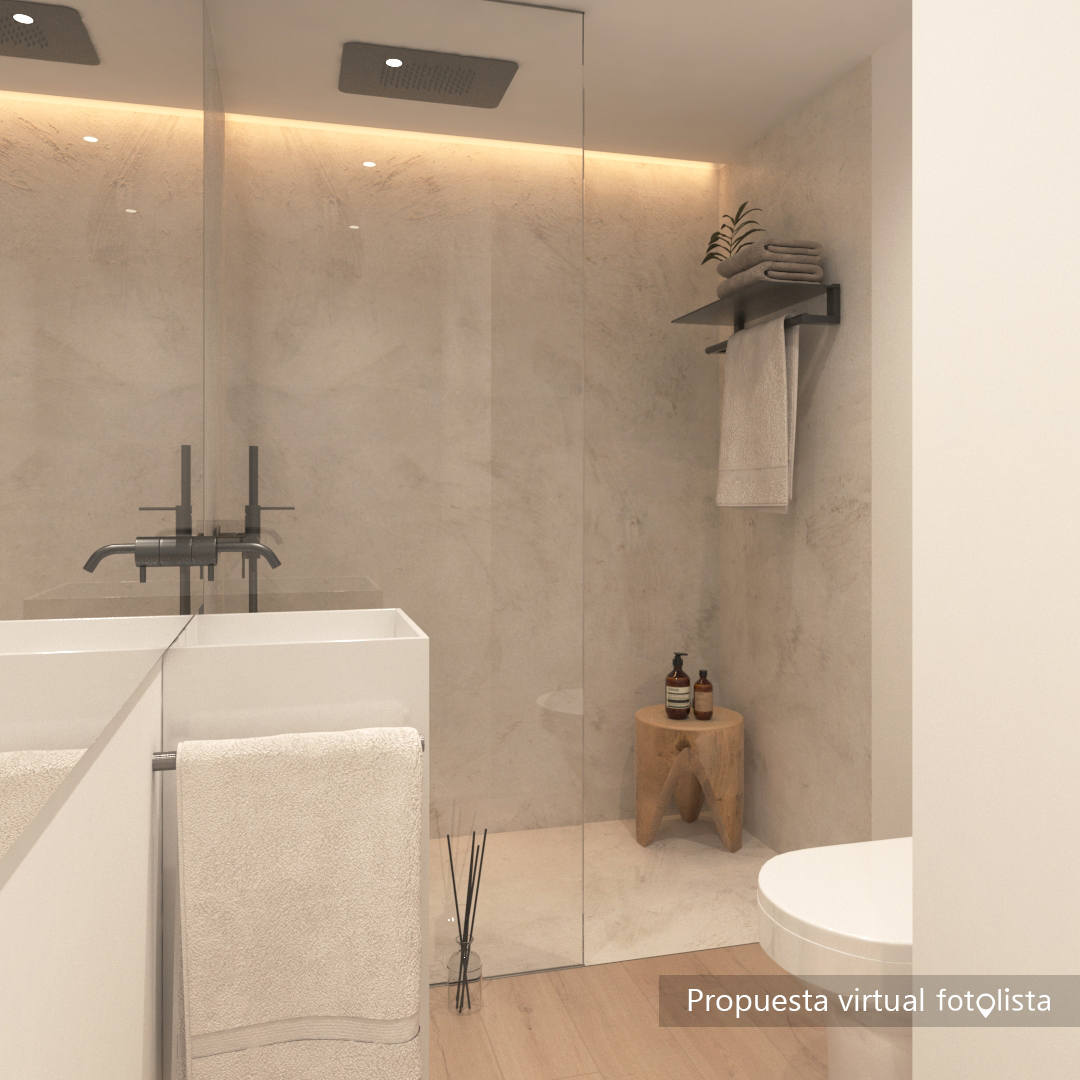 render baño 3d