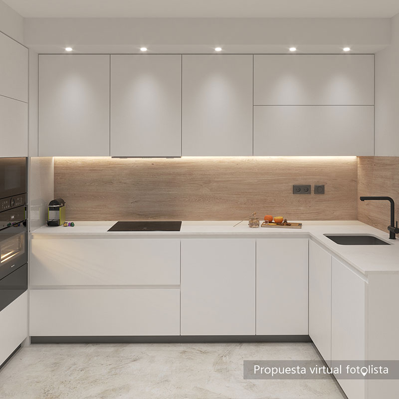 cocina 3d render